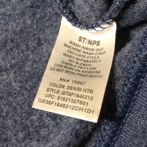 ❗️SOLD❗️Garanimals • Floral “Best Day Ever” Navy Blue Sweater - Picture 3 of 8